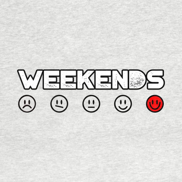 WEEKENDS SMILEY EMOJI ICONS by 3nityONE